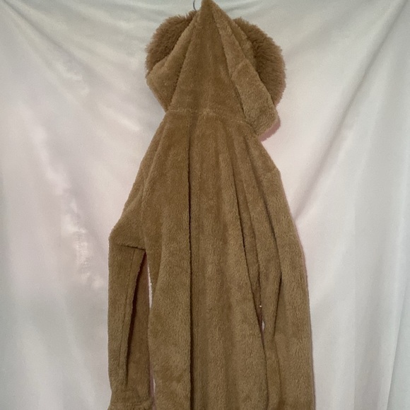 LETS CELEBRATE HALLOWEEN NEW W/Tag WO SIZE LARGE SLOTH PAJAMAS COSTUME TAN CLEAN - Picture 9 of 15